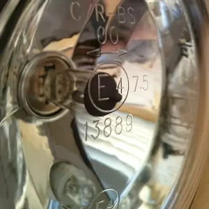 Abverkauf Hauptscheinwerfer 5-1/4" chrom mit Standlicht E-geprüft