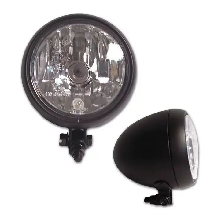 Hauptscheinwerfer 5-1/4" HS1 schwarz mit Standlicht E-geprüft Neu Im Sortiment