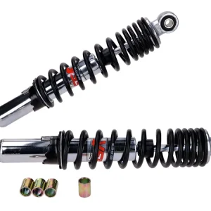 Versand Am Gleichen Tag Stoßdämpfer Satz YSS schwarz chrom 320mm für Puch Maxi, Tomos