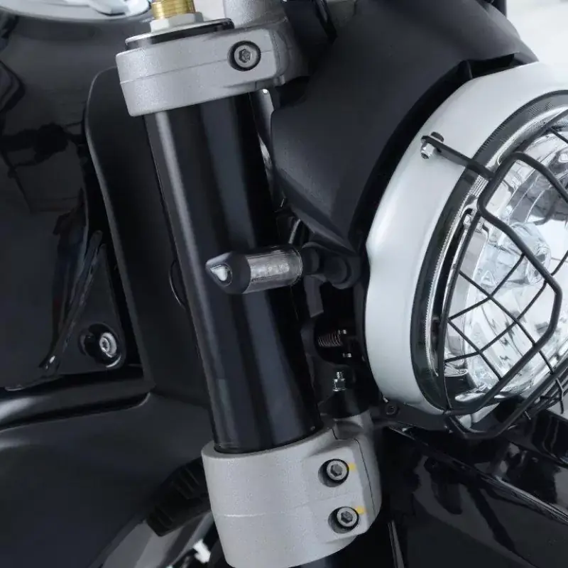 Neuheit R&G Micro Blinker Adapter Set vorn passend für Ducati Scrambler 1100 / Desert Sled