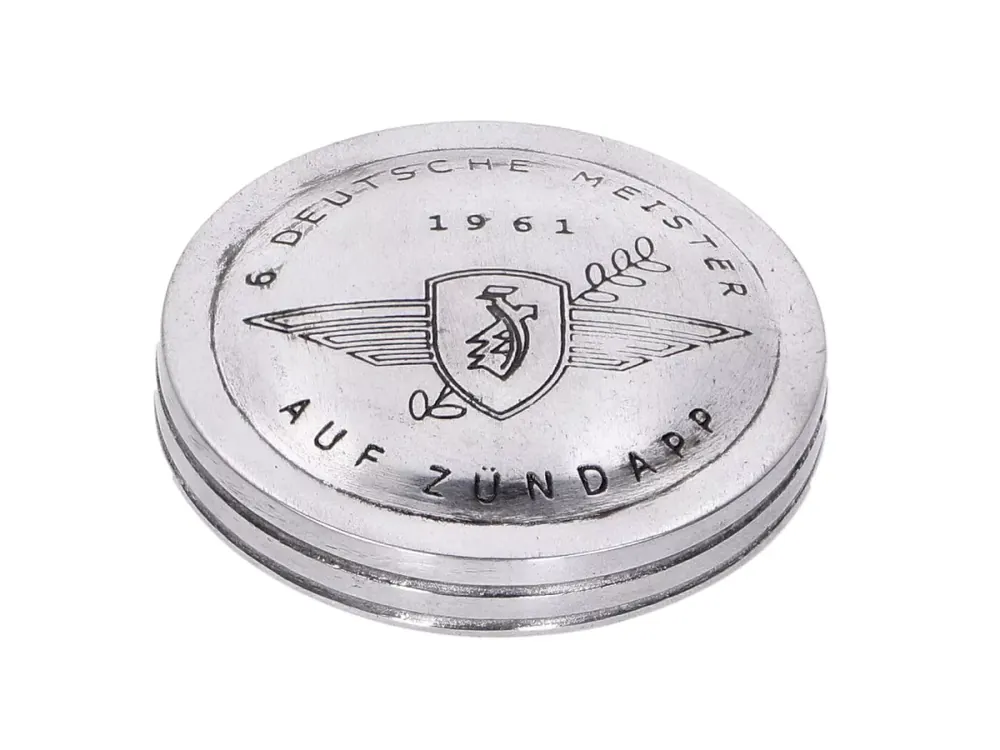 Sonderangebot Tankdeckel chrom mit Logo für Zündapp