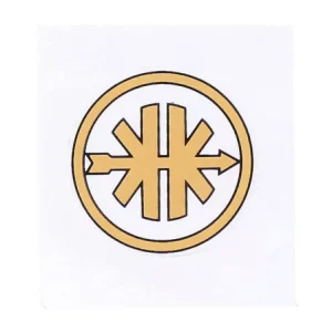 Aufkleber schwarz/gold 3,5cm für Kreidler Online Kaufen