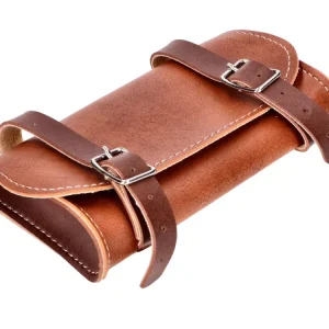 Sofort Bestellen Werkzeugtasche, Satteltasche braun für Piaggio, Vespa Ciao, Si, Bravo, Boxer, Gr