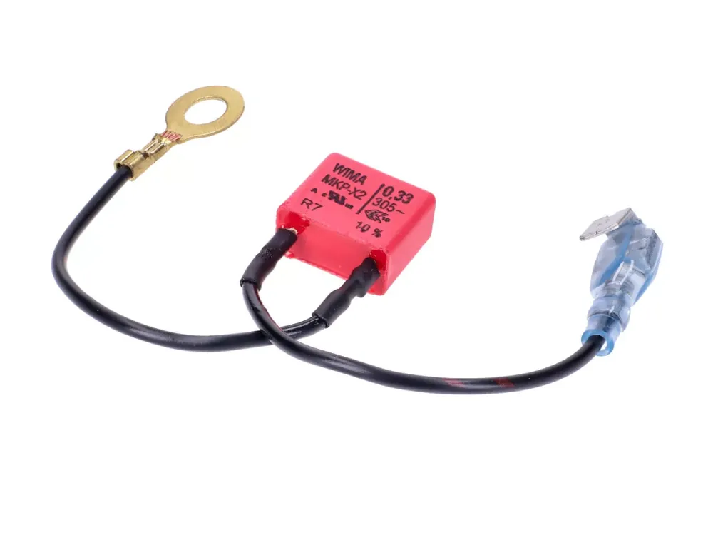 Kondensator außenliegend für Piaggio Bravo, Ciao, Si, Boxer , EC1, Citta, Super Beliebt