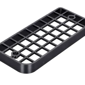 Lampengitter für eckige Rückleuchte (ABS Kunststoff) schwarz für Piaggio Ciao P/PX Schnäppchen