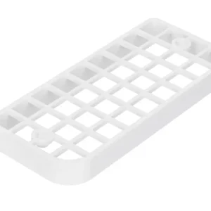 Schnäppchen Lampengitter für eckige Rückleuchte (ABS Kunststoff) weiß für Piaggio Ciao P/PX