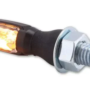 Rabatt SHIN YO Spark LED Blinker Schwarz / Klarglas (Paar), vorne & hinten