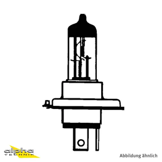 H4 Lampe 12V 60/55W P43T mit Xenongas Heißes Angebot