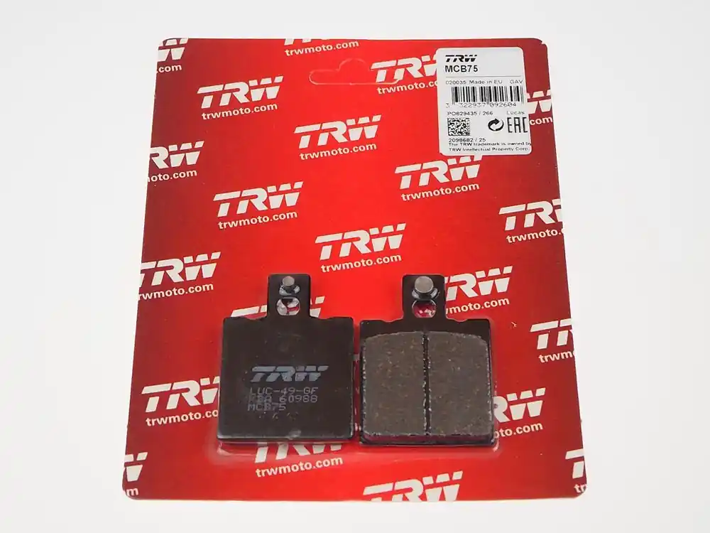 Kostenfreie Lieferung MCB75: Lucas-TRW/SBS Hinterrrad Standard-Bremsbelag (Carbon-Keramik) MCB75