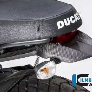 Ilmberger Carbon Blinkerhalter hinten matt passend für Ducati Scrambler Geprüft