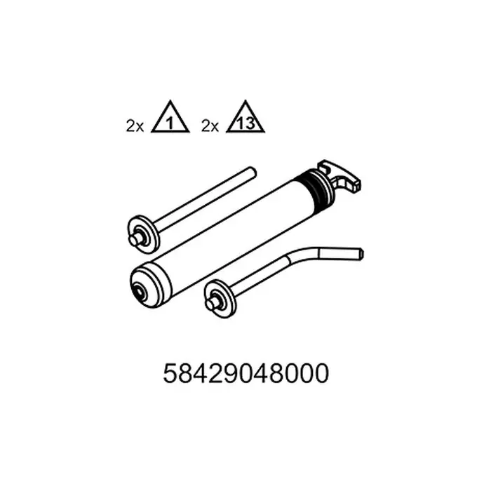 SPRITZE F. RAHMENBRUSTROHR '99 Echt