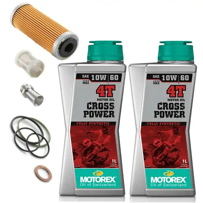 Ölfilterkit + 2x Motorex 10W/60 Super-Preis