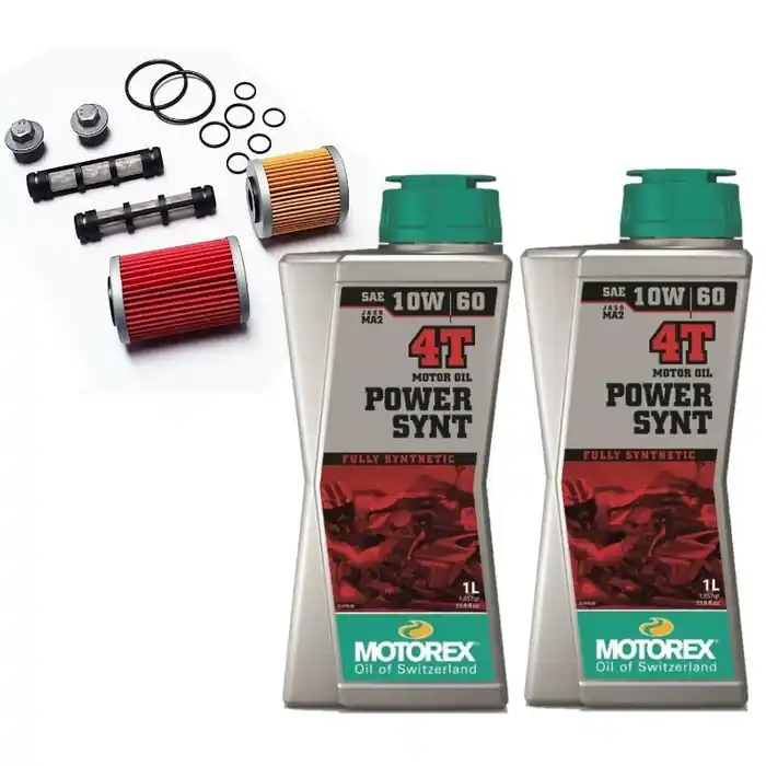 Ölfilterkit + 2x Motorex 10W/60 Neuheit