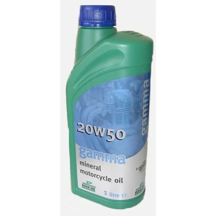 Finale Aktion Rock OIL Gamma Sae 20W50 Hochwertiges Mineral. 4-T Öl