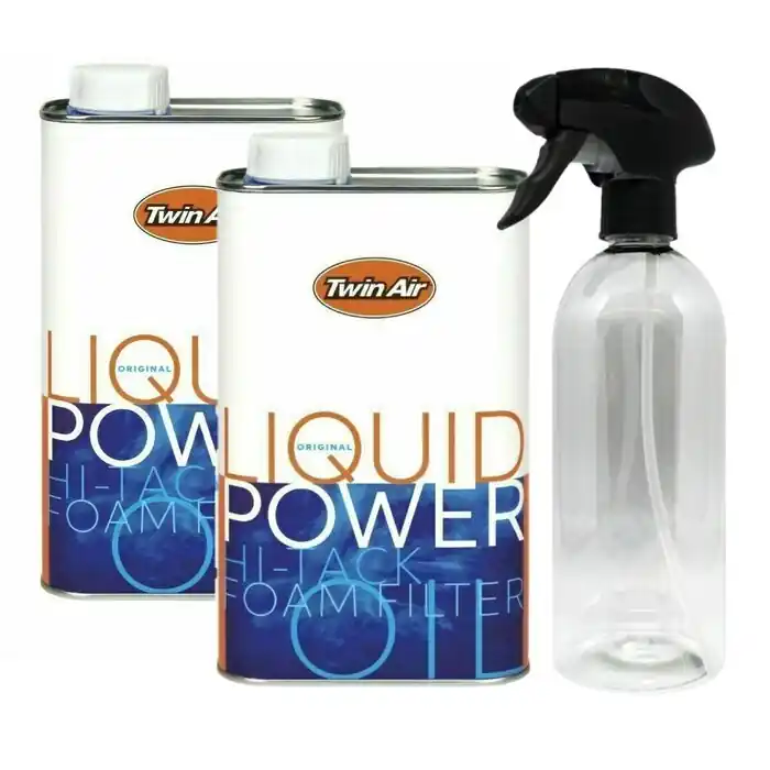 Twin Air 2 x Luftfilteröl + Pumpflasche Abverkauf