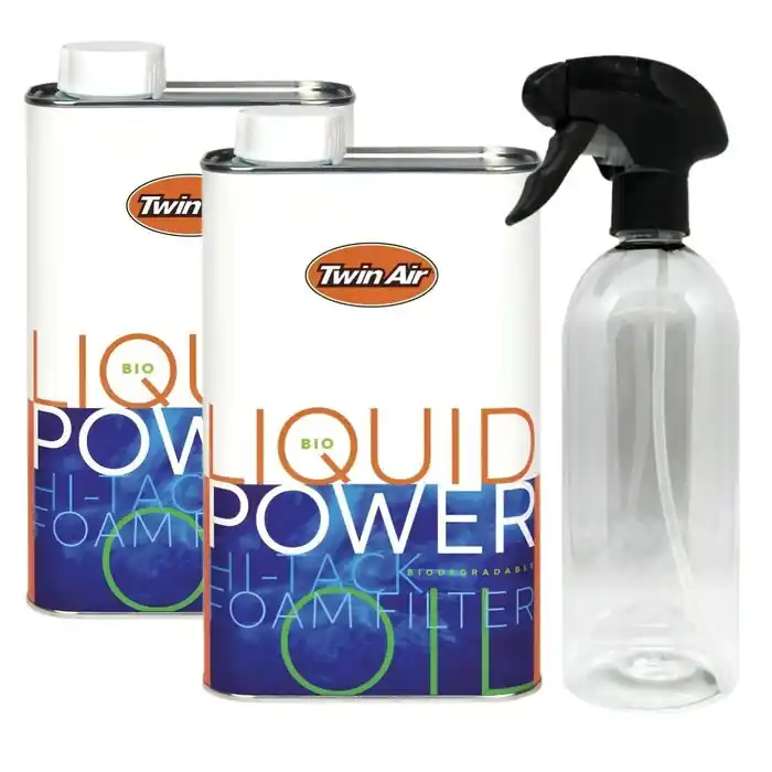 Twin Air 2x  BIO Luftfilteröl + Pumpflasche Neu Im Sortiment