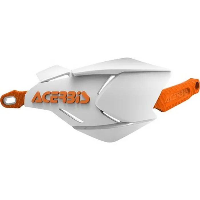 Acerbis Handschutz X-Factory Weiß Orange inkl. Anbaukit Echt