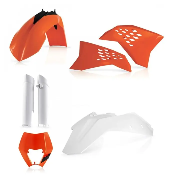 Acerbis Plastik Kit Komplett für KTM EXC 08-11 Orange Weiß Expressversand