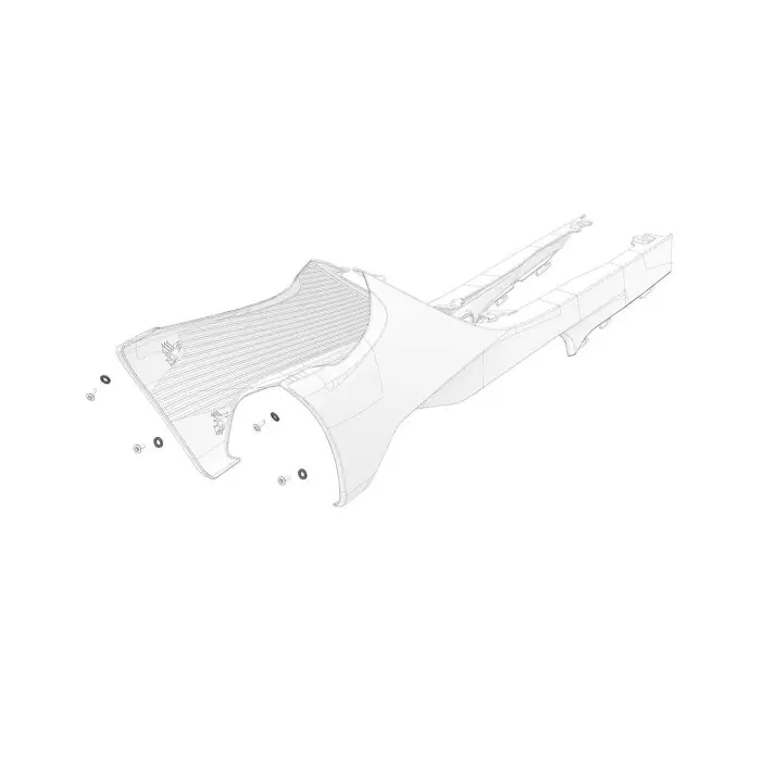 Nur Für Kurze Zeit Black spacer for front spoilers bolts