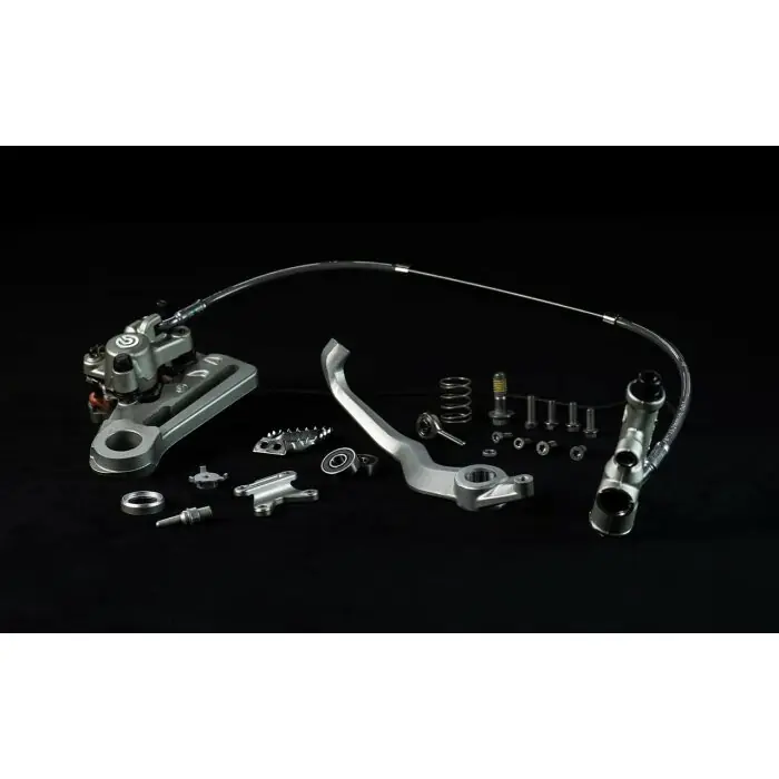 Complete rear foot brake kit with pedal Finale Aktion