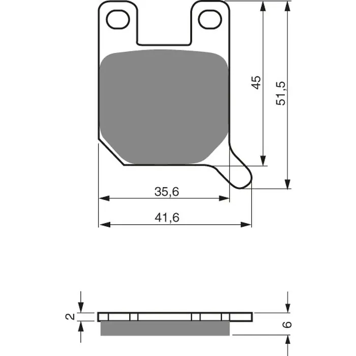Neue Ware Goldfren Bremsbeläge 008 AD Keramik-Karbon