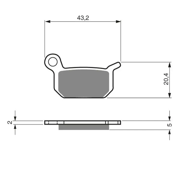 Neue Ware Goldfren Bremsbeläge 190 K1 Sintermetall