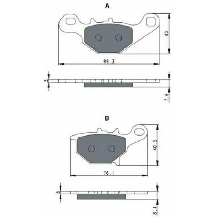 Goldfren Bremsbeläge 226 AD Keramik-Karbon Neue Ware