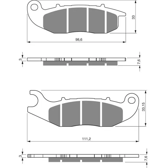 Goldfren Bremsbeläge 278 AD Keramik-Karbon Highlight