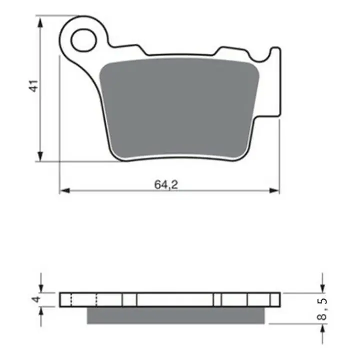 Goldfren Bremsbeläge 416 K1 Sintermetall Neuheit