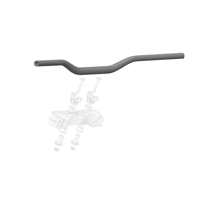 Handlebar 7075 T6 28,6mm Black Bestseller