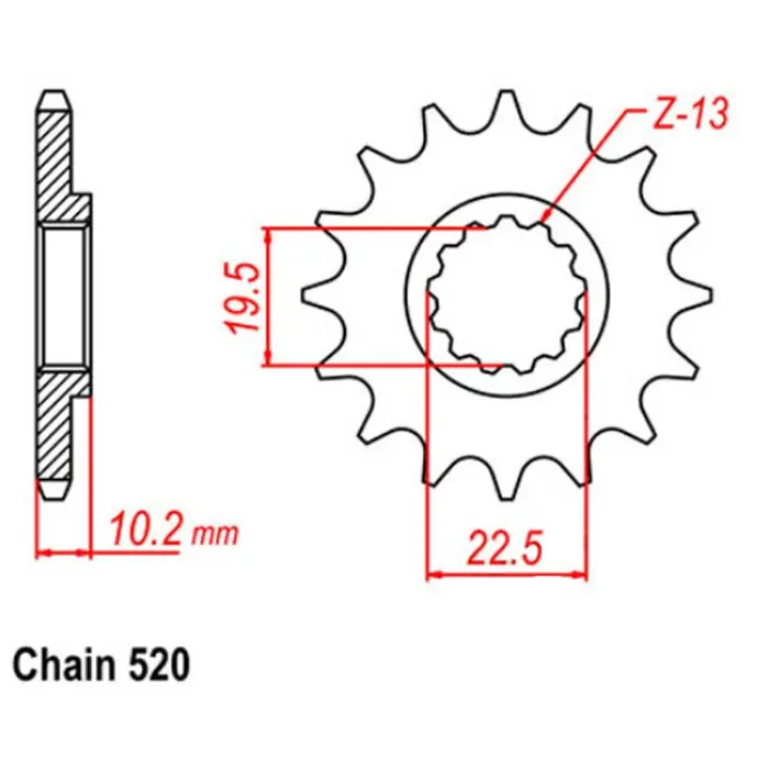 Ritzel 13Z Beta Alp 200 Alp 40 350 Bestpreis