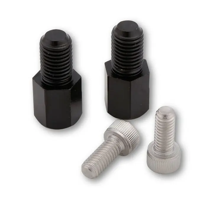 SHIN YO Anbaukit für Duke Vitpilen Lenkerendenspiegel M10 auf M8 Set Echt