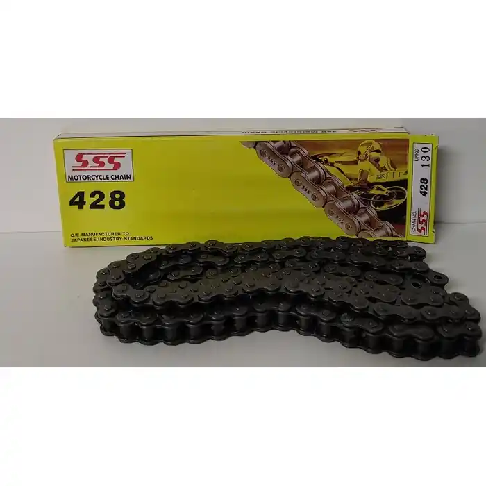 Aktuell SSS MX Kette 428 verstärkt 130 Glieder