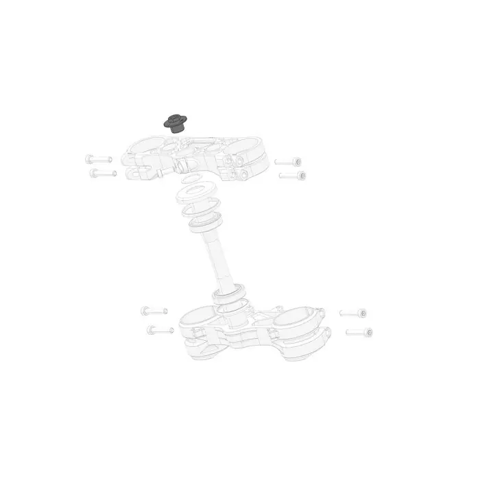 Top Steering Head Shaft Bolt Kostenloser Rückversand