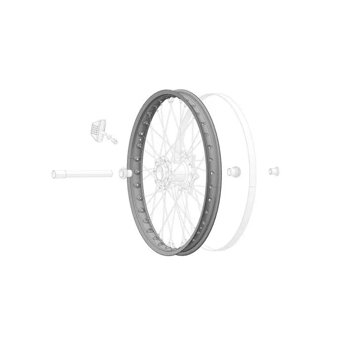 Abverkauf Vorderradfelge 1,6x21