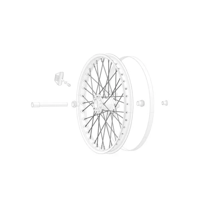 Vorderradspeichen für 21" Sale