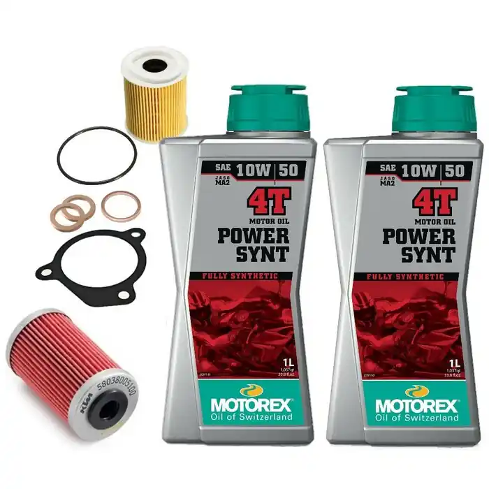 Ölfilterset 350 400 620 640 LC4 1994-2001 Motorex Power Synt 10W50 Neopren Microfilter Wochenendangebot