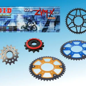 Gratis Versand DID Kettensatz passend für Kawasaki ZX-6R /RR (05-06) DID520ZVM-X Kette