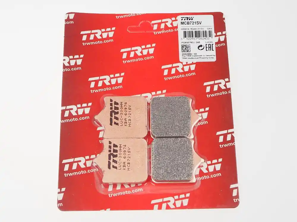 MCB721SV, mcb 721 sv: Lucas SINTER-Scheibenbremsbeläge vorn MCB721SV, mcb 721 sv 4 Beläge/pads Echt