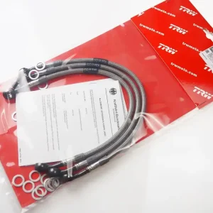 TRW Stahlflexleitung passend für Yamaha FZS Fazer 600 / SP RJ02 Bj. 98-03 - MCH422V3 vorn m. ABE Direkt Vom Hersteller