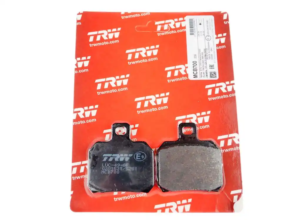 Expressversand MCB700, mcb 700: Lucas Scheibenbremsbeläge hinten MCB700, mcb 700