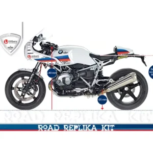 Wilbers BoxerCup Road Replika Kit passend für BMW R nineT Racer Geprüft