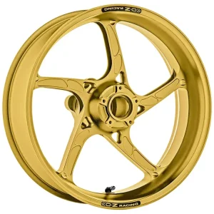 OZ Piega R Aluminium Hinterrad gold matt passend für Yamaha YZF-R1/M RN32 / RN49 / RN65 2015–2023 Neue Ware