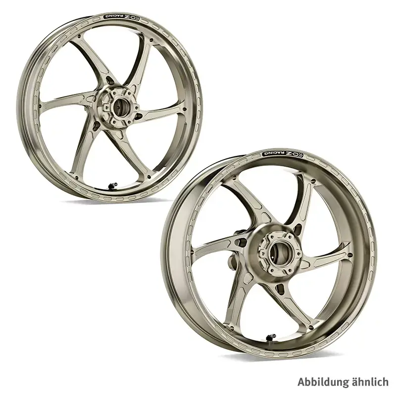 Must-Have OZ Gass RS-A Aluminium Felgensatz titanfarben passend für Suzuki GSX-S 750 2017