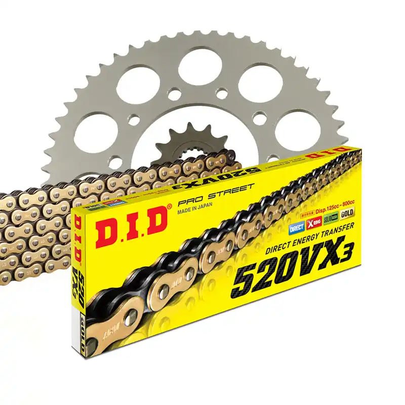 Sonderaktion DID Kettenkit (für: KTM EXE 125 2000 ) 520 VX3
