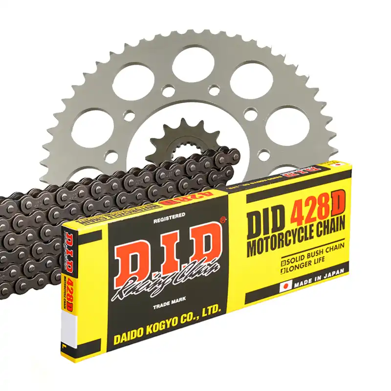 Abverkauf DID Kettenkit (für: AJP PR4 Supermoto 125 04-15 ) 428 D