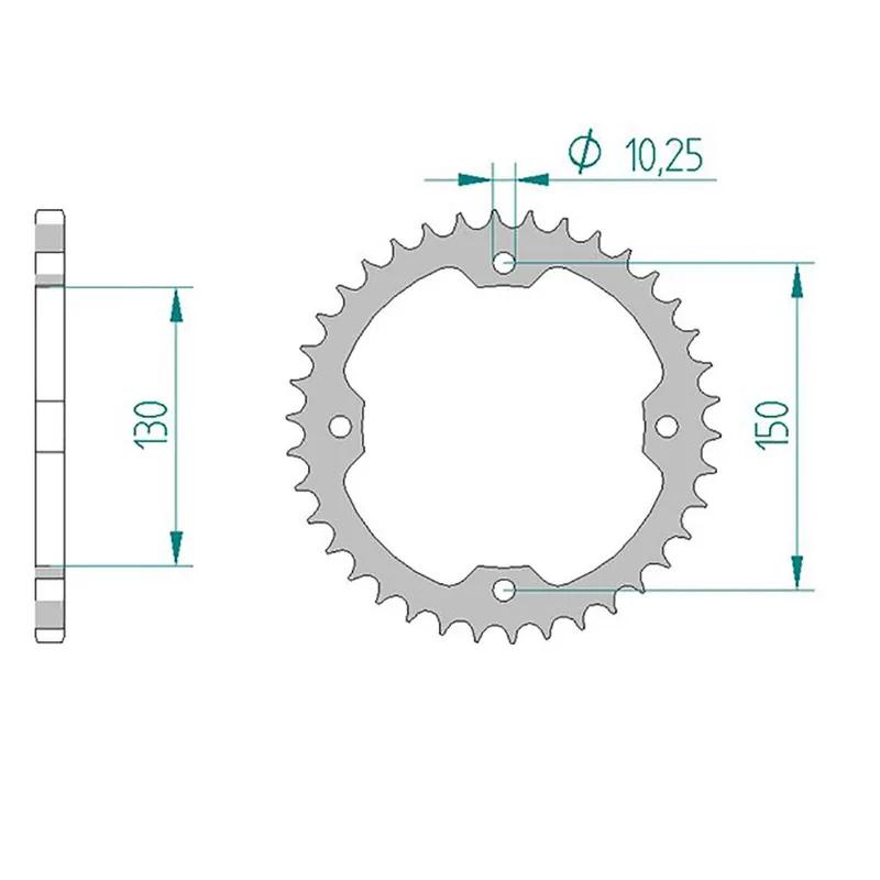 AFAM Kettenkit (für: Barossa/SMC Blast Inverse 250 06-07 ) 520 MR2G Sonderaktion