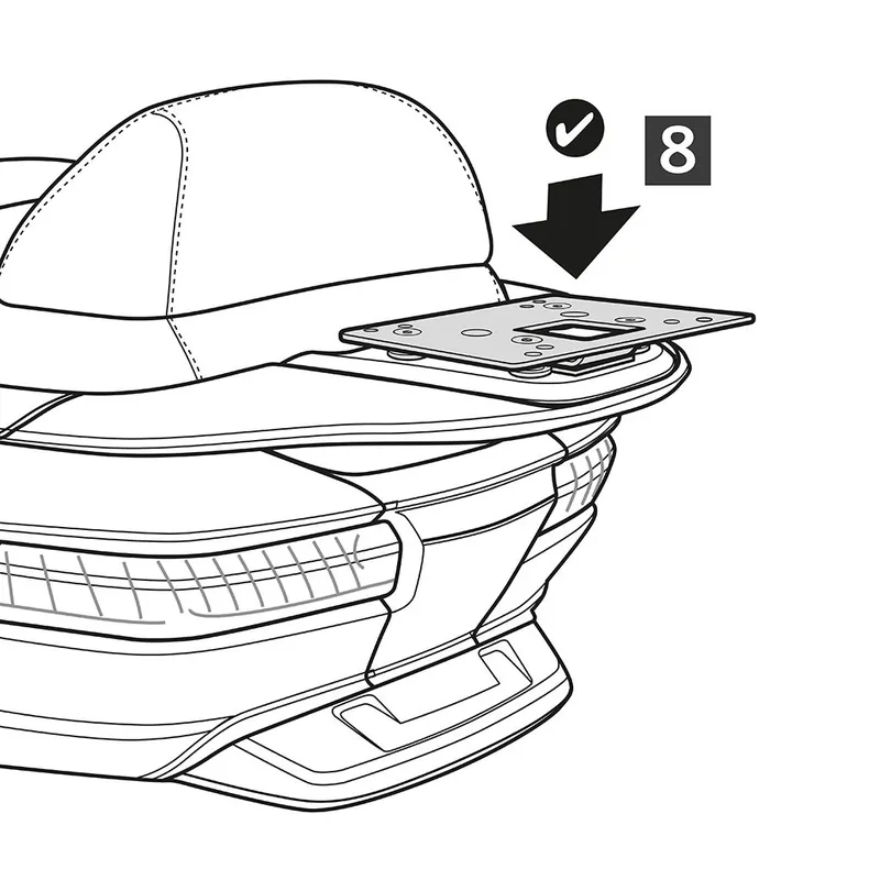Preiswert SHAD Gepäckträger V0MP54ST