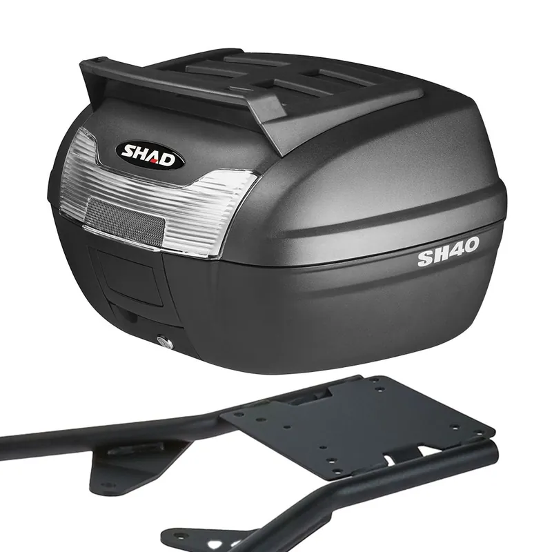 SHAD Topcase inklusive Gepäckträger Komplettset 40 Liter 194-159-0028 Expressversand