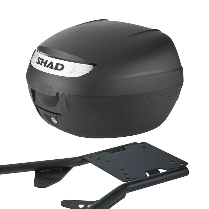 SHAD Topcase inklusive Gepäckträger Komplettset 26 Liter 194-159-0031 Kostenfreie Lieferung